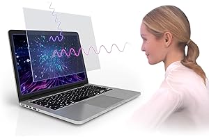 Anti Blue Light Screen Protector (2 Pack) Compatible with MacBook Pro 13 (Released in 2016-2021). Filter Out Blue Light and R