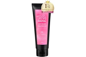 MOUTON Neo Pink Hair Dye Semi-Permanent 240g, Pink Hair Color Depositing Conditioner Mask, Vegan, PPD & Ammonia Free