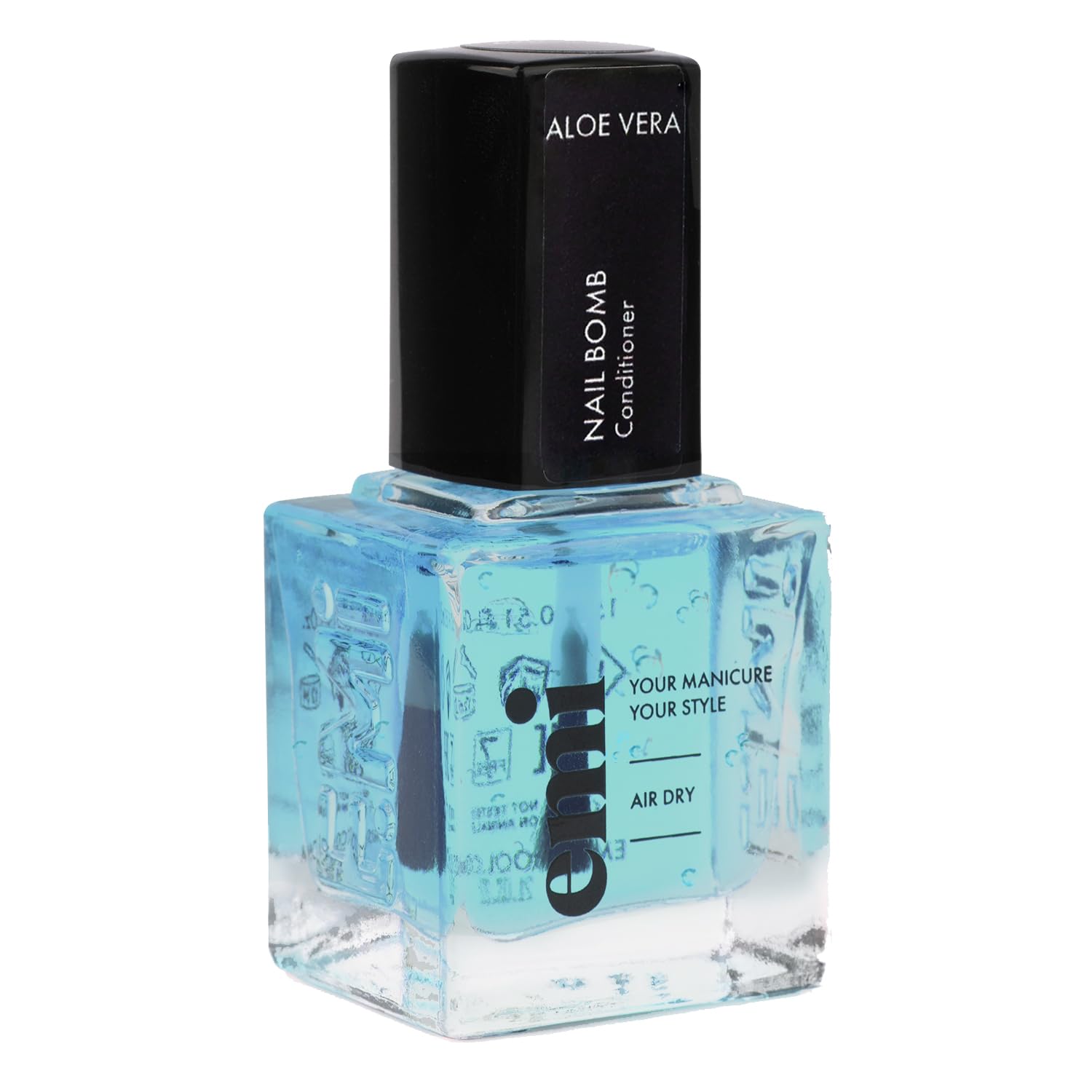 Jelly-conditioner for healthy and beautiful nails Aloe Vera Extract, Shea Butter Extract, D-Panthenol, Glycerin EMI Nail Bomb 9 ml