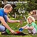 Kids Garden Tool Set, Geyiie Outdoor Yard Gardening Toys with Child Rake, Shovel and Trowel, Apron, Sleeve for Boys/Girls/Toddlers