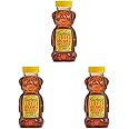 Fischer’s 100% Clover Honey, 12 Oz – Pure, Raw & Unfiltered Honey – Squeezable Honey Bear Bottle – Gluten-Free, Non-GMO – All-Natural Sweetener (Pack of 3)