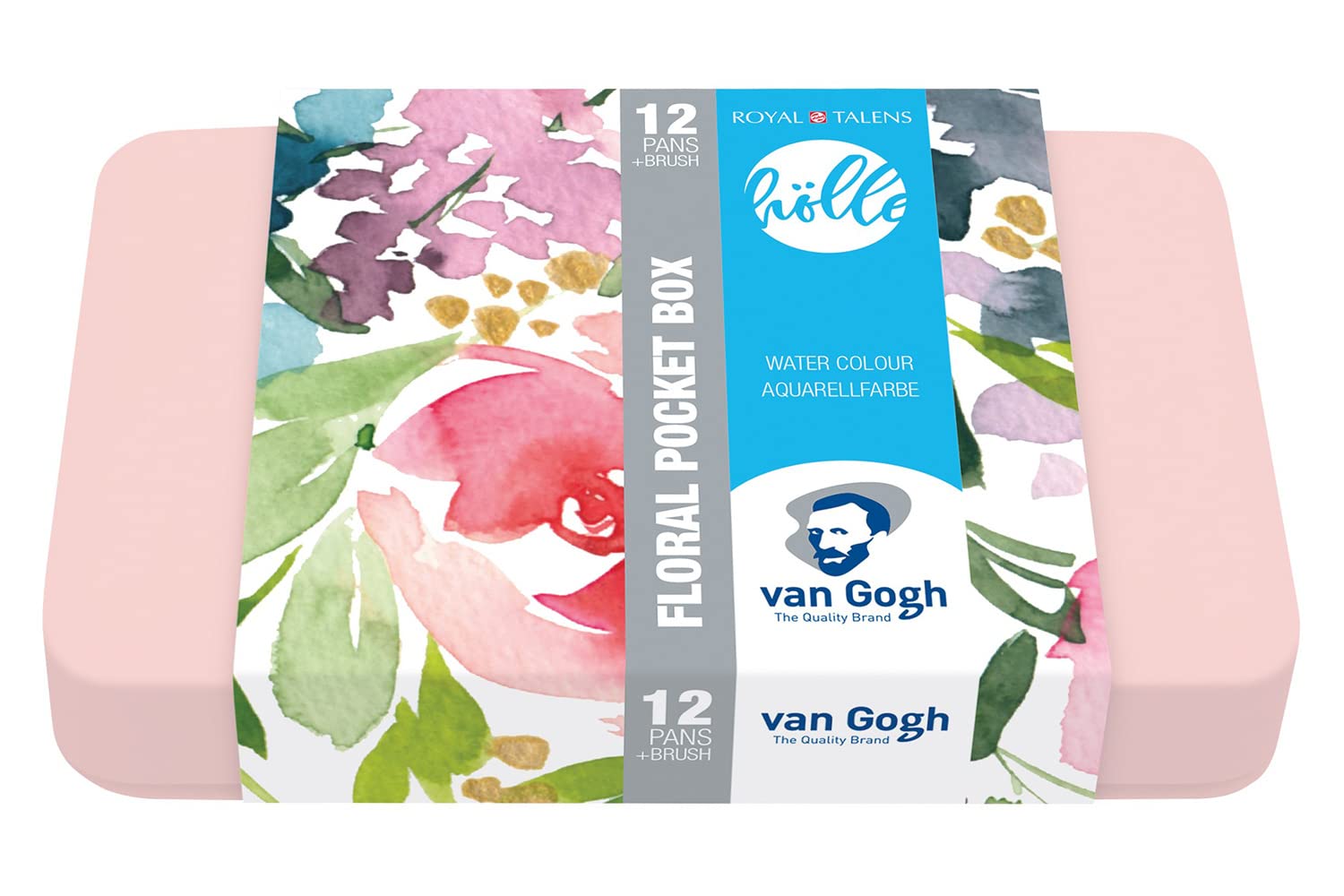 Van Gogh Watercolour pocket box Frau Hölle | 12 half pans