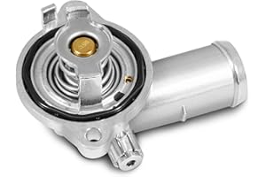 AUTOBABA Upgrade Aluminium Thermostat Housing Assembly Compatible with 2011-2015 Dodge Durango Jeep Grand Cherokee 2012-2018 Jeep Wrangler JK - V6 3.6L - Replace 902-852 5184651AH 5184651AG