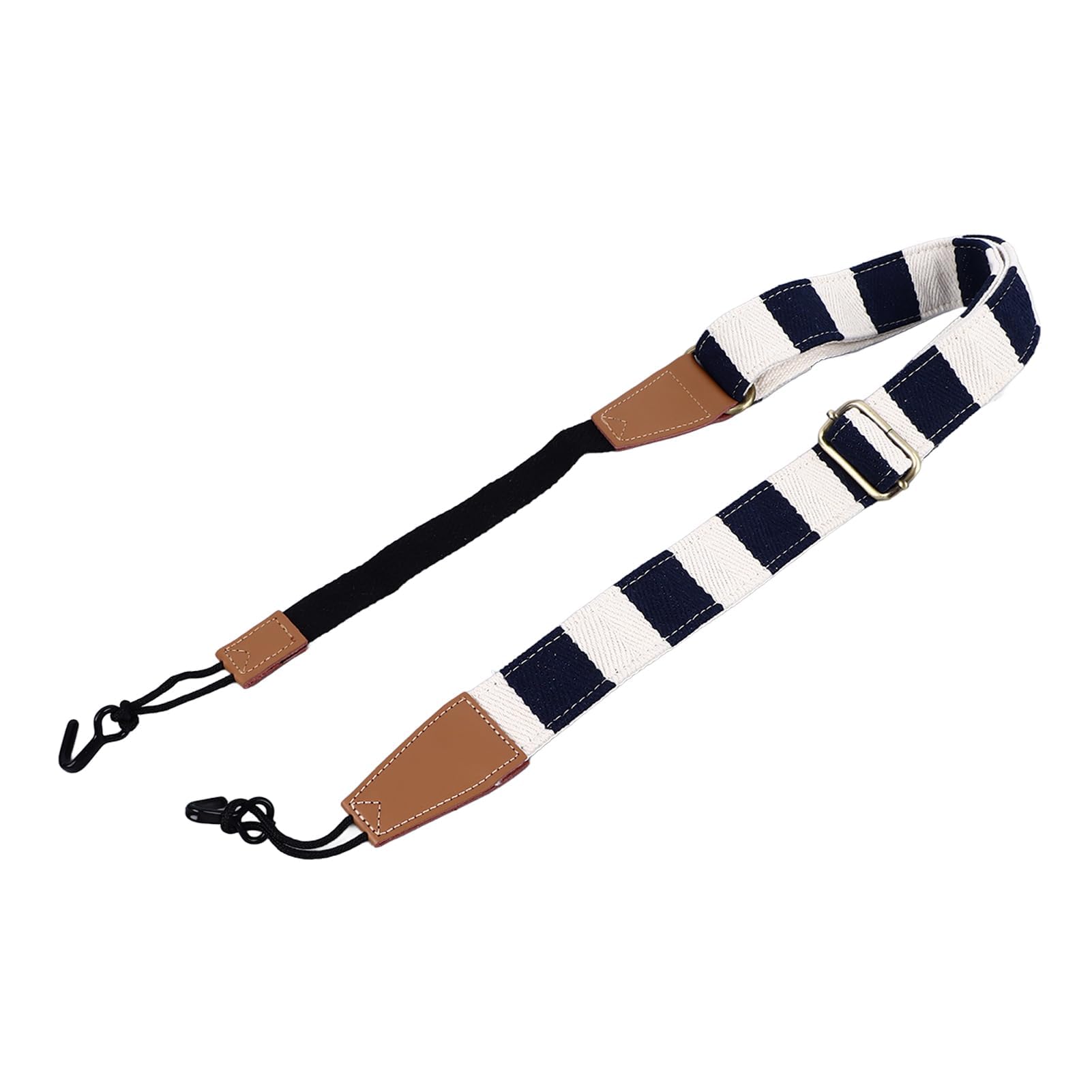 LiebeWH Ukelele Strap Double Hook Ukelele Shoulder Strap Non Drilling Ukulele Belt for Guitar Bass String Instruments (Royal Blue)