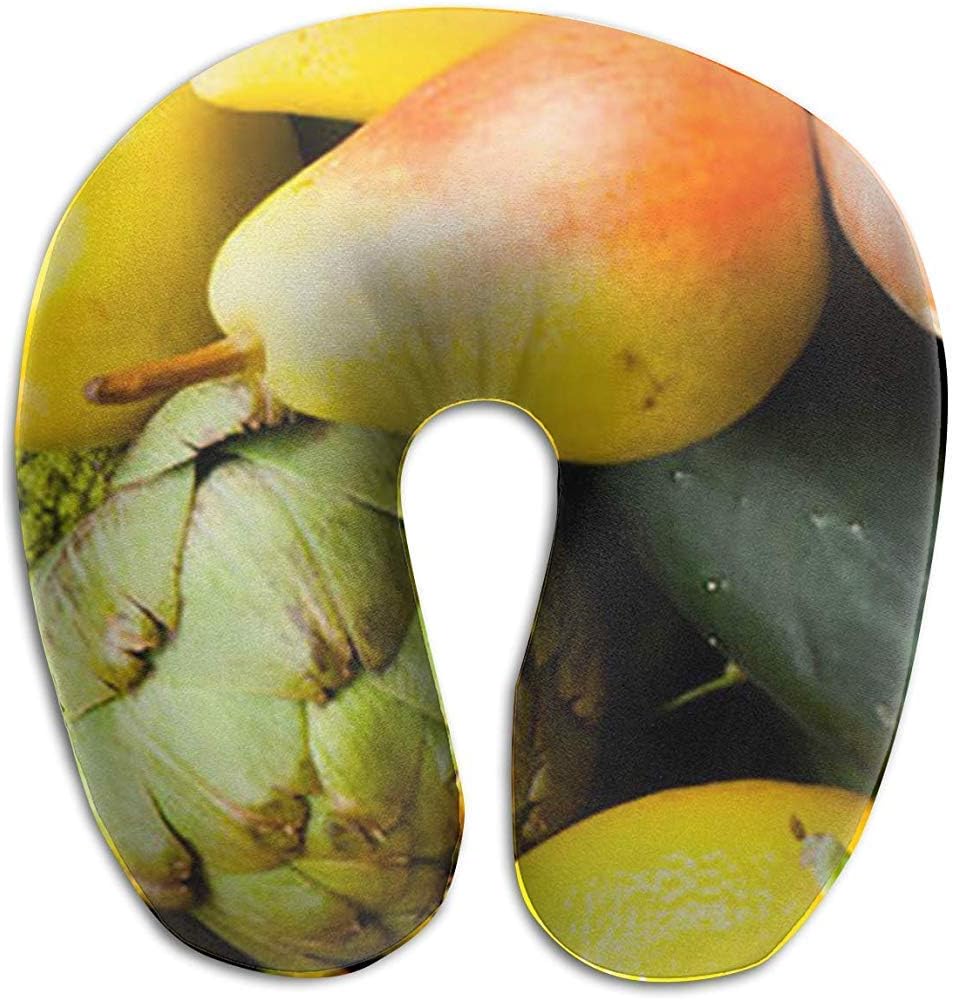 Gemüse Memory Foam Nackenkissen Bequeme weiche U-Form Zervixkissen Kopf