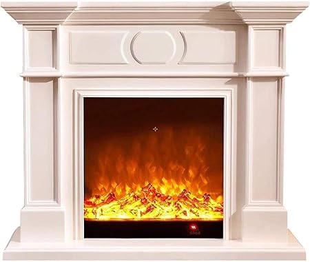 GJNVBDZSF Chimenea eléctrica portátil, Efecto de Llama Realista