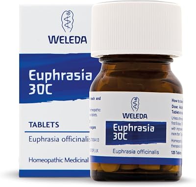 Weleda Euphrasia 30C 125 Tablets Homeopathic Potency Pack