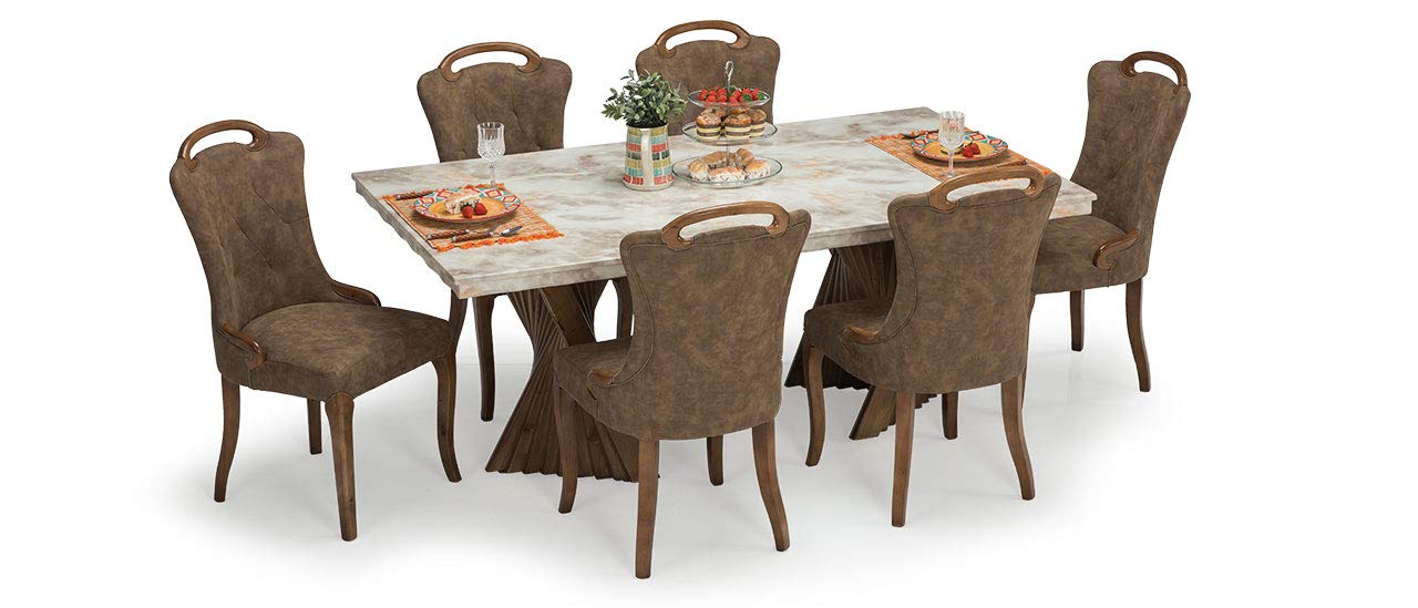 6 seater dining table
