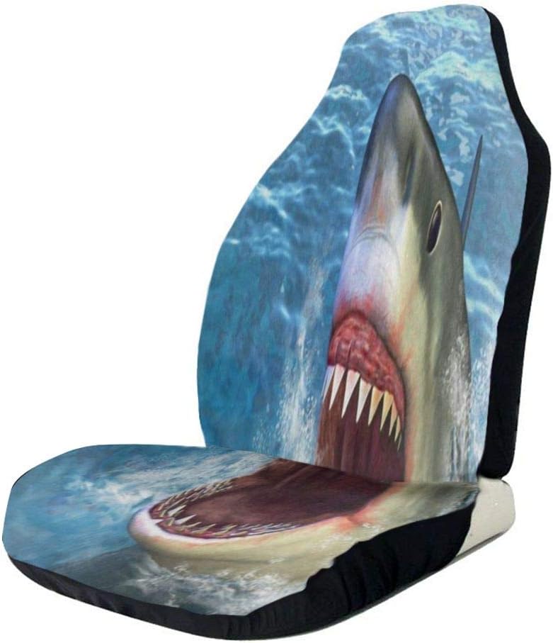 DERTYV Car Seat Cover Front Seats Only Horse in Winter Landscape Nature Cool Universal Vehicle Drive Seat Covers Protector