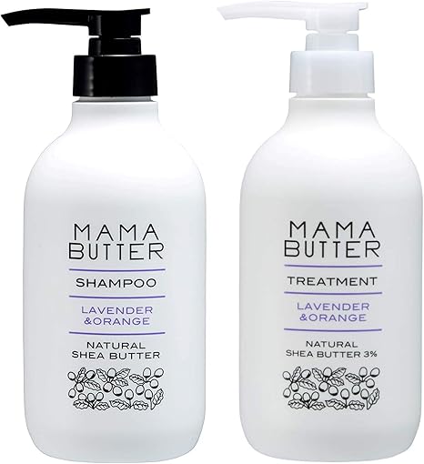 Amazon セット品 Mama Butter ママバター 無添加 ノンシリコン シャンプー 500ml 無添加 ノンシリコン トリートメント 500ml ラベンダー オレンジ シアバター配合 しっとり 洗い流すタイプ ノーブランド品 シャンプー コンディショナーセット 通販