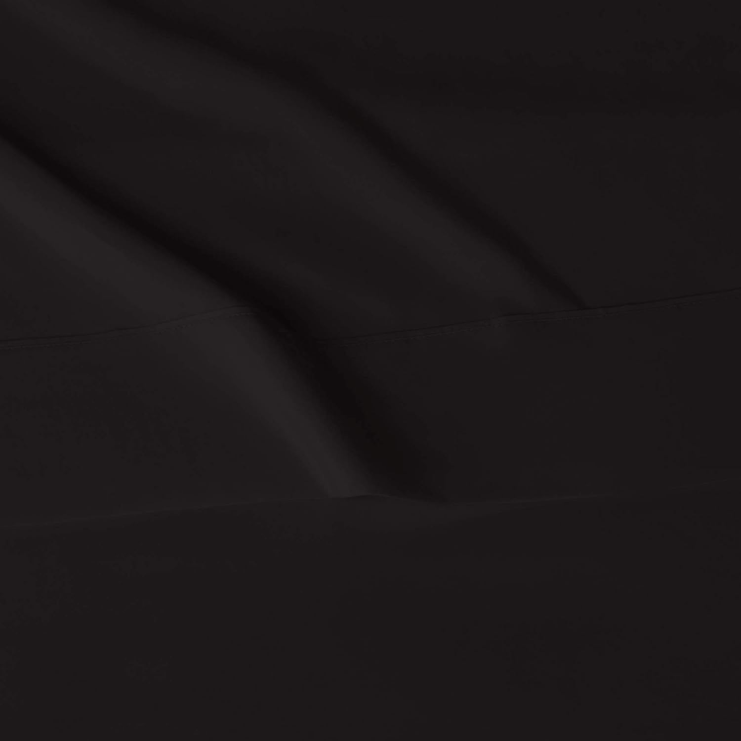  Basics Lightweight Super Soft Easy Care Microfiber Sheet Set with 14" Deep Pockets, Twin, Black: Home & Kitchen