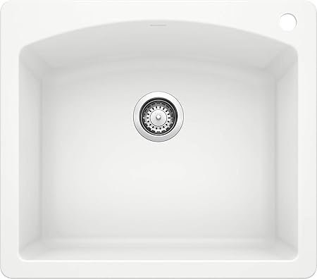 Blanco 440211 Diamond Silgranit Drop In Or Undermount Kitchen Sink