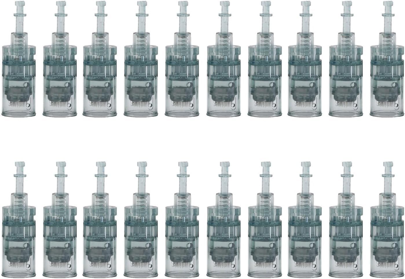 20pcs 16PIN Replacement Cartridges, Multiple Dermapen Microneedling Cartridges, Professional Dermapen M8 Wireless Derma Roller Pen Replacement Cartridges, for Dermapen M8