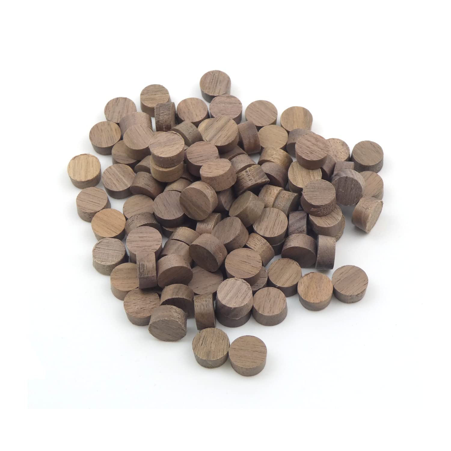 1/2" - 12.7mm Walnut Flat Head Cross Grain Plug - Pack of 100