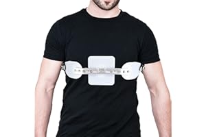 Shuyan Jiao Pectus Carinatum Orthosis Brace, Pigeon Chest Support, Adjustable Medical Chest Brace for Ribs Valgus (For adult)