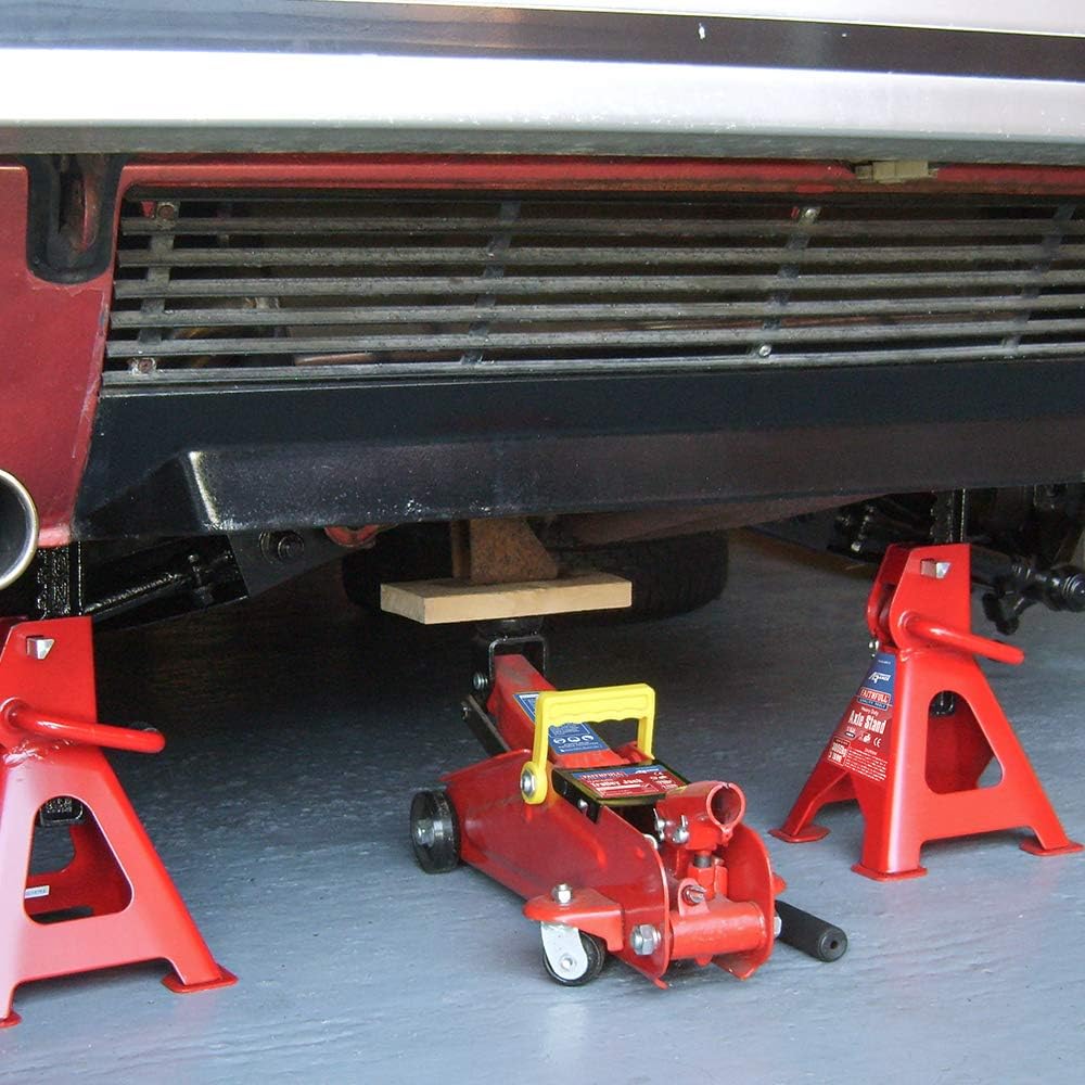Faithfull FAIAUJACTRO3 2.5t Trolley Jack, Red - Image 3