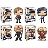 Pop! Games: Resident Evil Agent Jill Valentine, Leon Kennedy, Licker and Nemesis! Set of 4