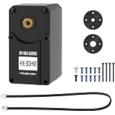 30KG Serial Bus Servo High Voltage Wear-Free Magnetic Encoder Anti-Vibration Precise 360&deg;Angle Control &amp; Seamless Rotation Compatible with LeRobot LeKiwi OpenDuck Robotics, Servo Motor HX-30HM