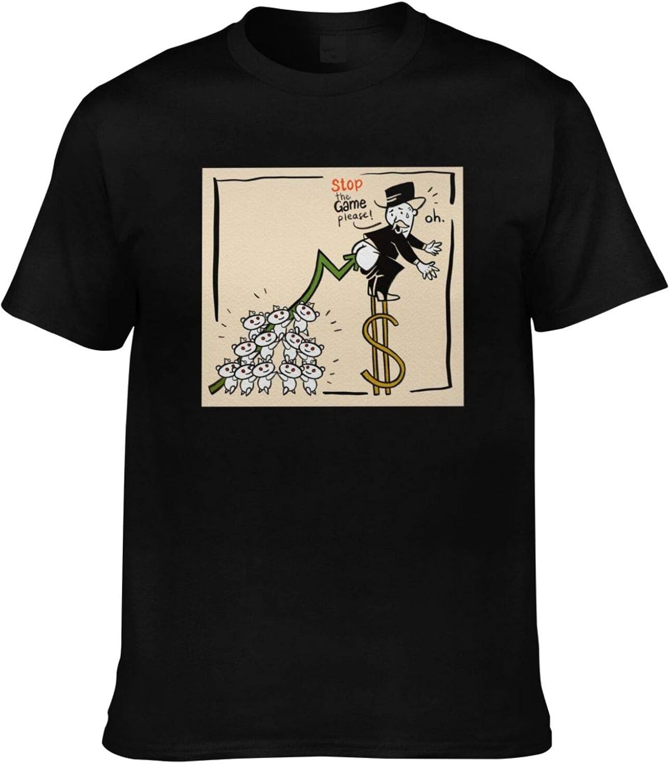Amazon.com: Game_Stop T-Shirt,Stop The Game Graphic T-Shirts,Retail Cotton Short Sleeve for Mens 