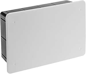 BeMatik - Caja empotrada de Registro eléctrico Rectangular 160x100x50mm