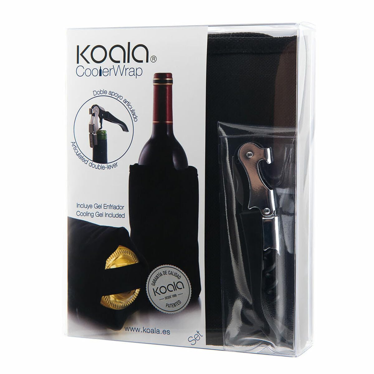 Koala Set Cooler Wrap -Wine Cooler And Corkscrew