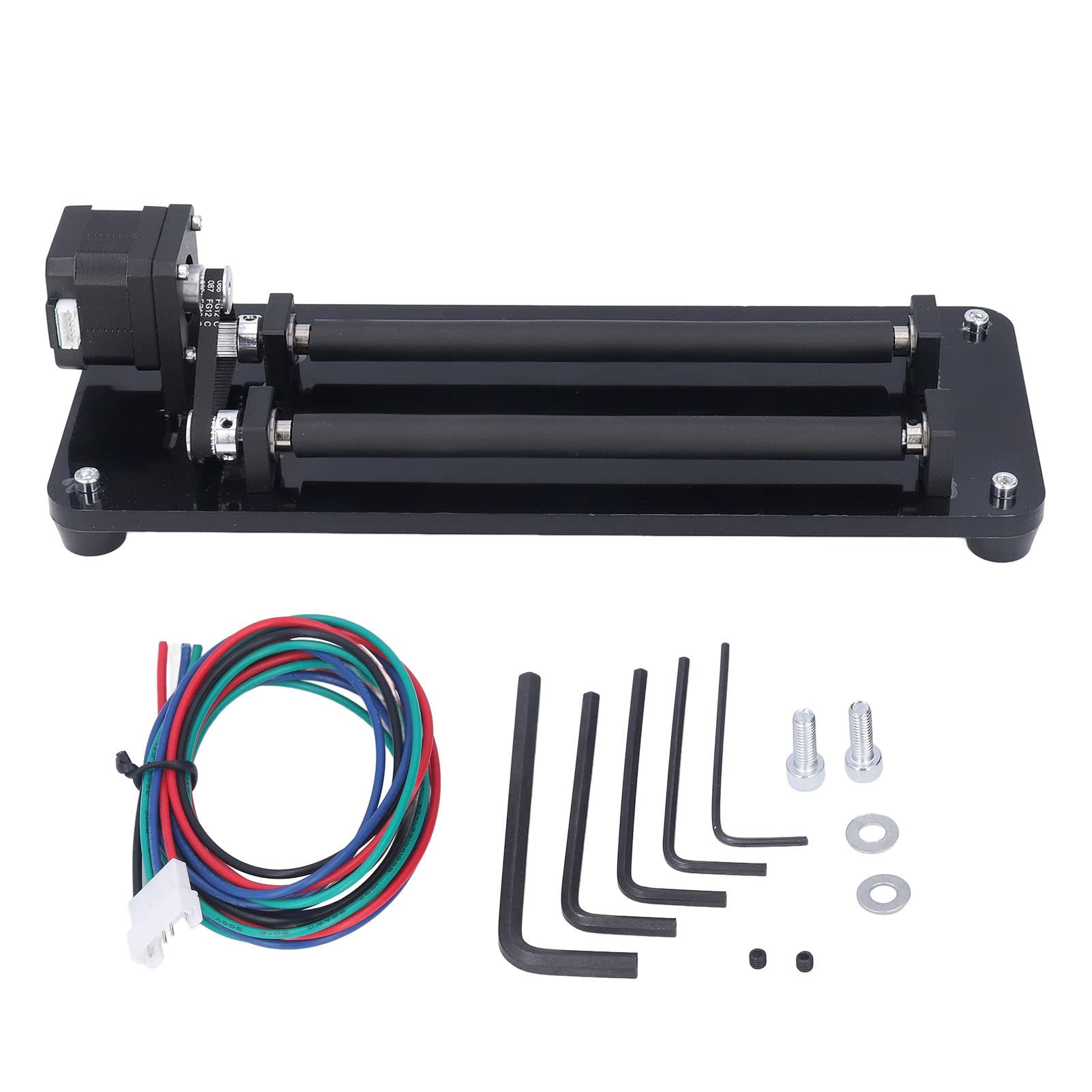 Laser Rotary Roller, 3 Level 360 Degree Laser Engraver Y Axis Rotary Roller Engraving Module, Compatible with Most Kinds