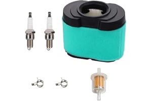 Quaprodur 276890 792105 Air Filter Kit Replacement for Briggs and Stratton 593435 593240 407777 445667 445877 44H777 for John