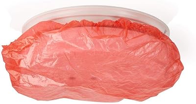 fiXte 5 x Smoke Detector Dust Covers Elasticated PVC Building Decorating 128mm