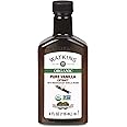 Watkins Organic Pure Vanilla Extract, with Madagascar Vanilla Beans, Non-GMO, Kosher, 4 oz. Bottle, 1-Pack