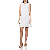 Tommy Hilfiger Womens Sleeveless Meadow Eyelet Shift Dress