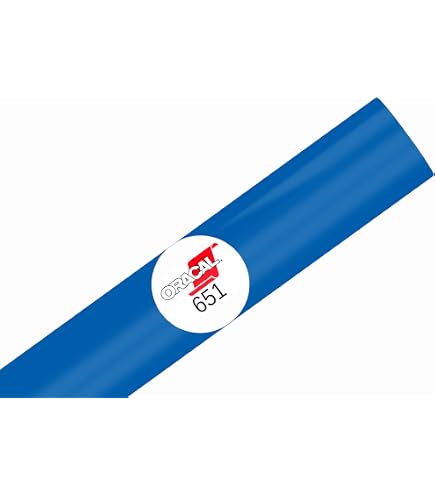 Amazon.com: ORACAL 651 Gloss Azure Blue Permanent Adhesive Craft