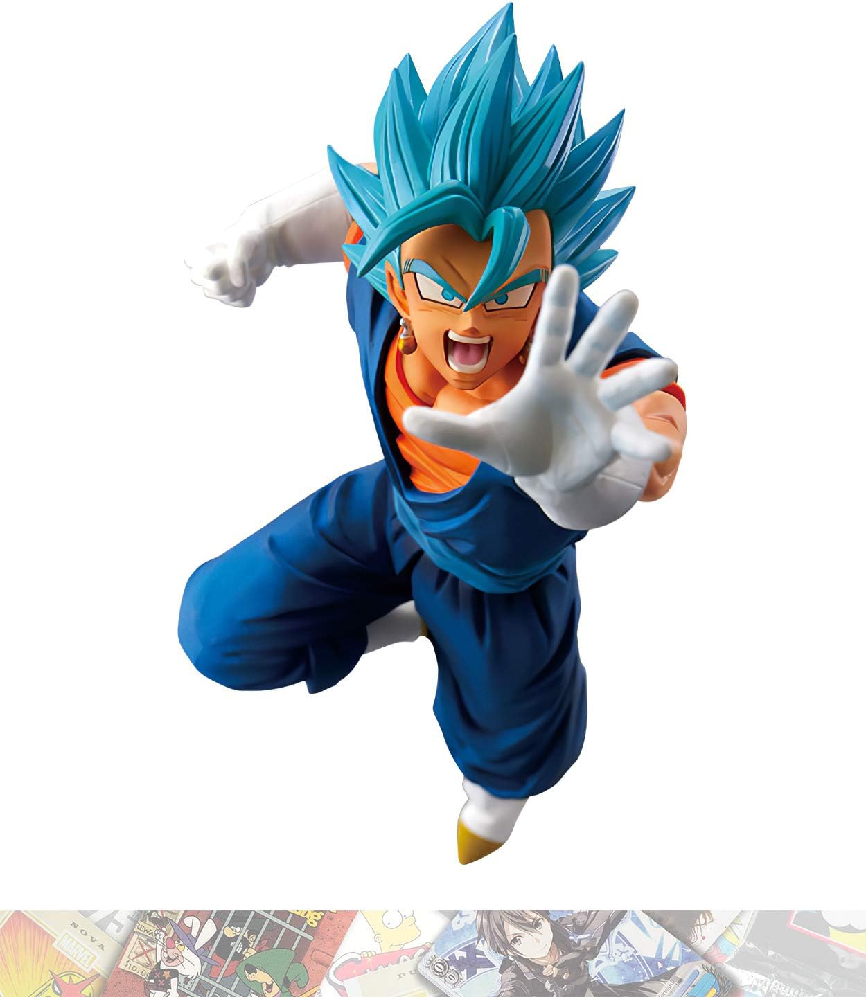 Super Saiyan God Ss Vegito 17cm Ban Presto Chosenshi Retsuden Statue Figurine Vol 5 Bundled With 1 A C G Trading Card Amazon Co Uk Toys Games