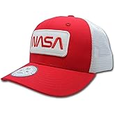 Rapid Dominance NASA Patch Trucker Caps, Worm