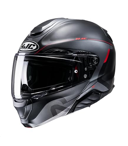 HJC RPHA 91 Solid Modular Motorcycle Helmet with HJ-37 Pinlock Shield, DOT Approved (Semi Flat Metallic Blue, Large) : Automotive