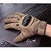 Reebow Gear Military Hard Knuckle Tactical Gloves Full Finger for Army Gear Outdoor Sport Work Shooting Airsoft Paintball Hunting Riding Motorcycle Brown S