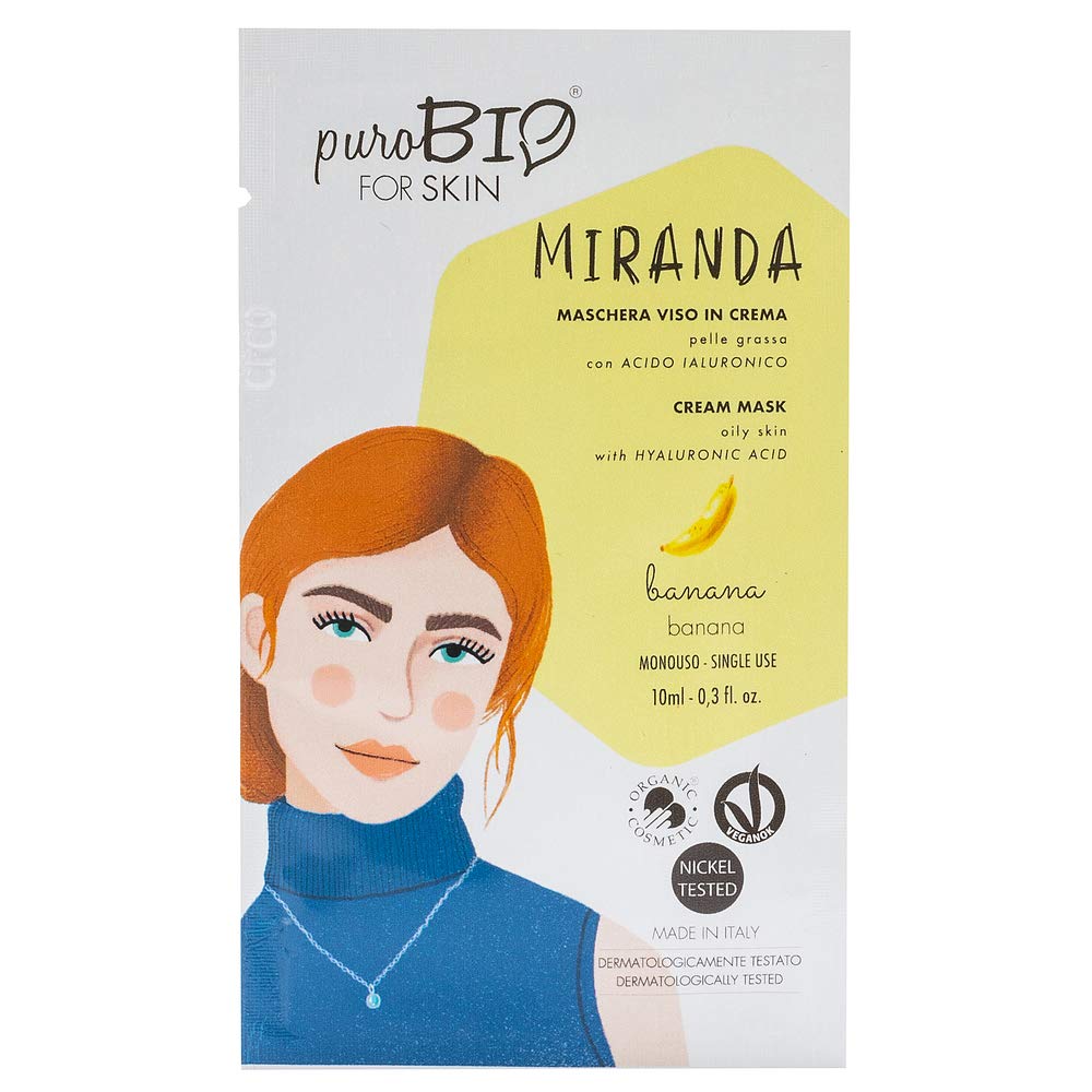 PuroBio Miranda Banana Cream Face Mask for Oily Skin