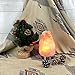 Best Gifts,2 Pack Pink Himalayan Rock Salt Crystal Table Desk NightLights Lamps Lamp (5-8lbs 7-10 inch Each) Copper Metal Base, Dimmer Control, UL Approved Electric Wire 4Bulbs Glow