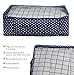 Vercord 7 Set Travel Packing Organizers Cubes Luggage Suitcase Organizer Bags Clothes Underwear Cube Shoe Pouch Pack Navy Blue Dots