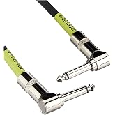 Ernie Ball Patch Cable 3-Pack, Angle/Angle, 1ft, Black (P06075), 12 inch