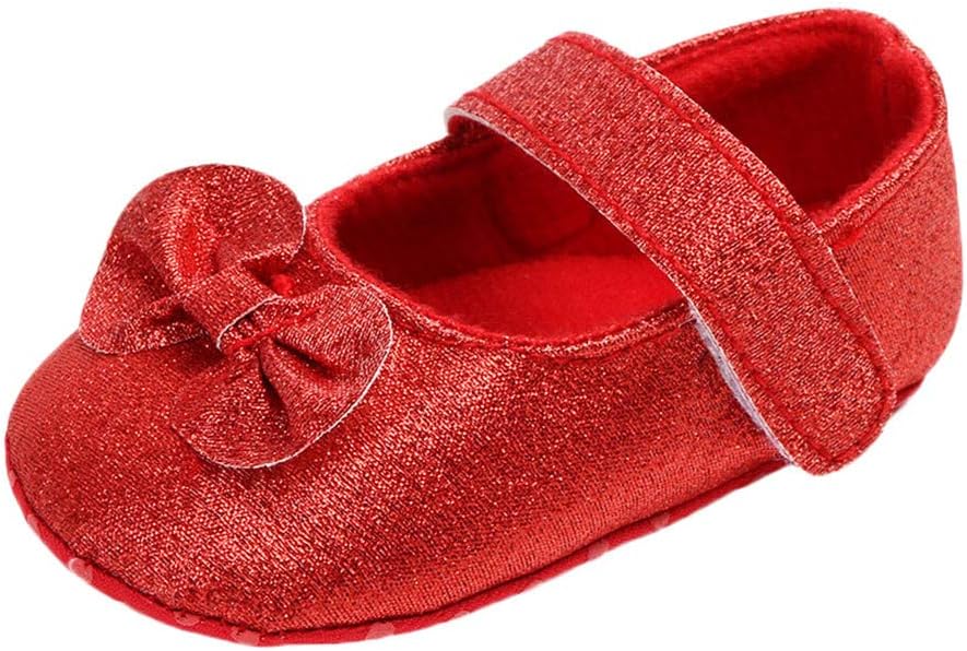 Cute Baby Girls Newborn Infant Baby Casual First Walker Toddler Shoes Baby Shiny Sparkling Slip-On Shoes, Baby