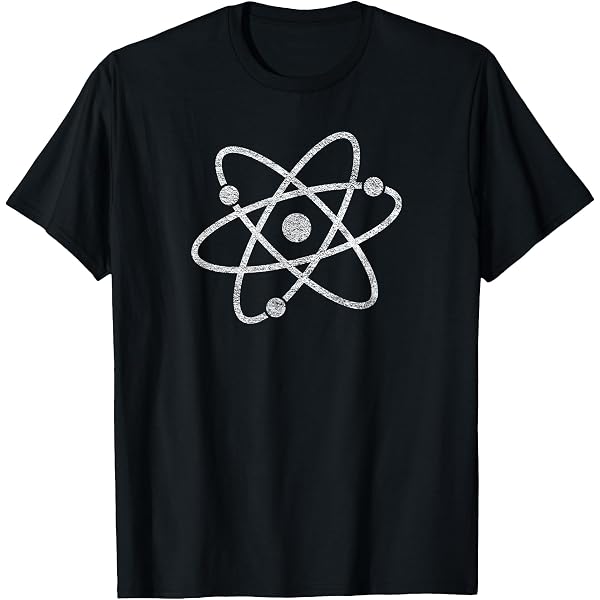 T-Shirt Homme CottonCloud Sheldon Atome - Coton Pur, Motifs Vintage, Coupe Classique - Éco-Certifié