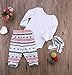 2Pcs/3Pcs Newborn Baby Girls Infant Outfit Set Romper T-Shirt+Pants Clothes