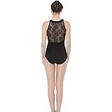 ModLatBal Women's Halter Neck Spandex Cotton Ballet Dance Gymnastics Leotard
