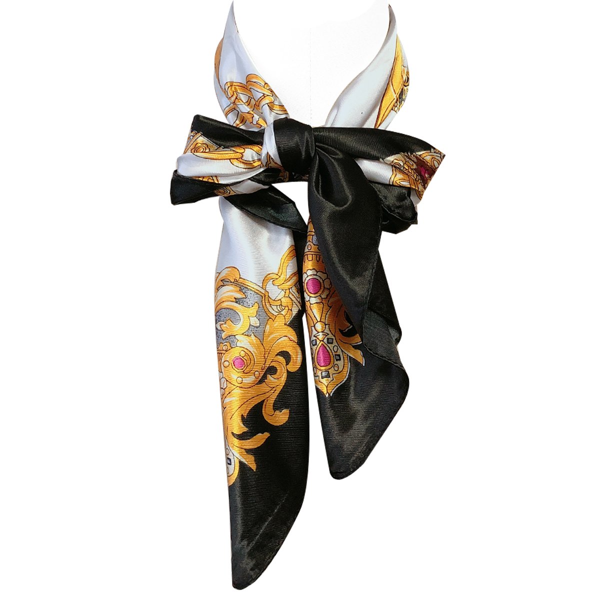 Wrapables Silky Feeling Satin Square Scarf Wrapables Silky Feeling Satin Square Scarf