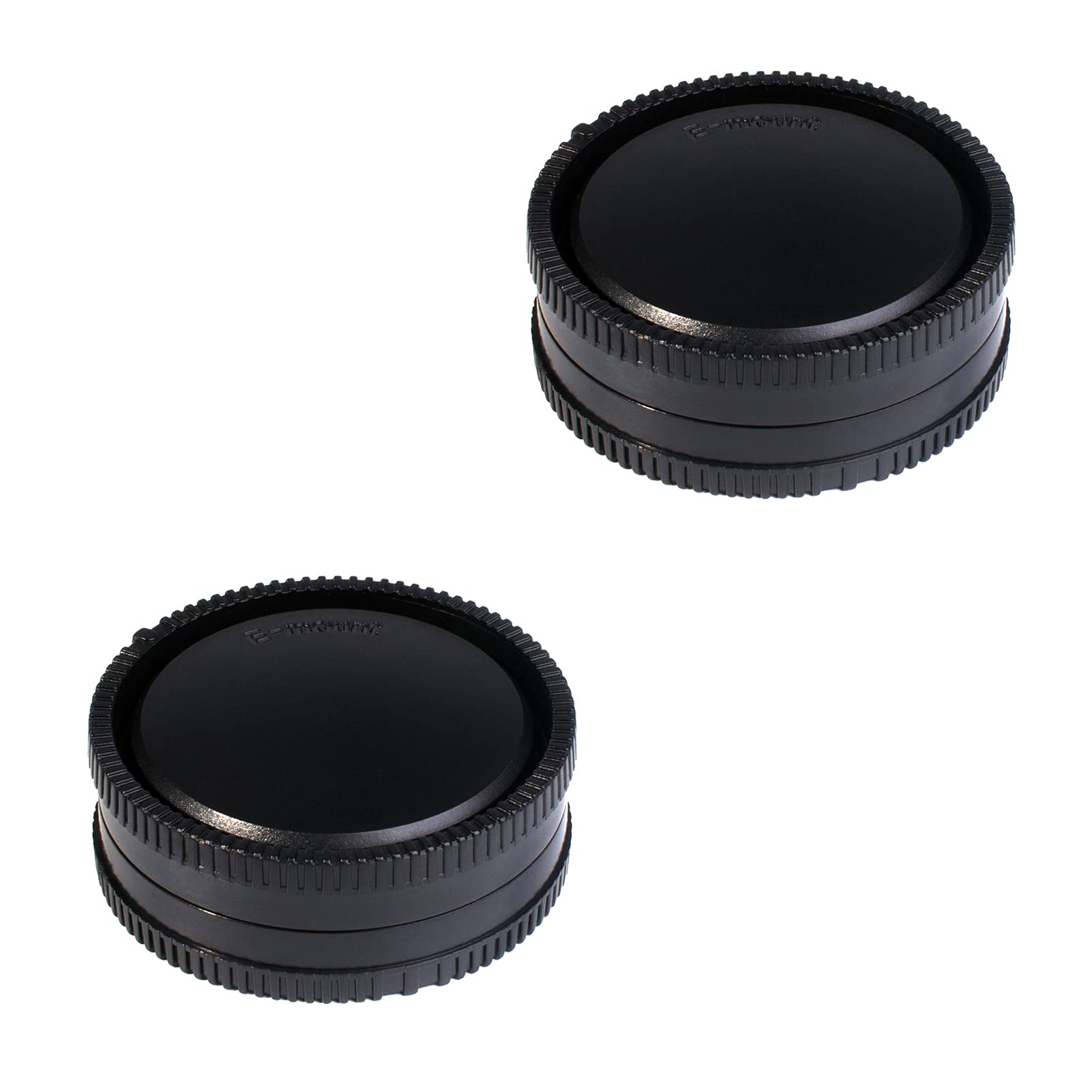 (2 Pack) VKO Front Body Cap & Rear Lens Cap Replacement for a6500 a6300 a6000 a5100 a5000 A7SII A7R/S A7RII NEX-5 5R 5N NEX-6 NEX-7 E Mount Camera Body & Lens, Replaces ALCB1EM ALCR1EM