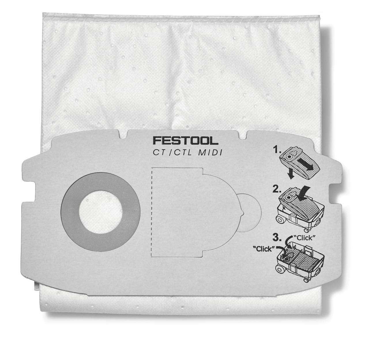 Festool 498411 SC FIS-CT MIDI/5 Selfclean Filter Bag, 2.75 in*11.75 in*2.75 in
