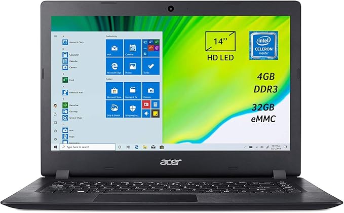Acer Aspire 1 A114-31-C02W Notebook con Processore Intel Celeron N3350