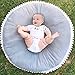 Pueri Baby Play Mat Pure Cotton Woolen Pueri Round Rug Kids' Room Rug Pure Cotton Baby Play Mat Thickened Crawling Mat Carpet Children's Room Decoration Air-Conditioned Rug Collection Area Rug(Gray)