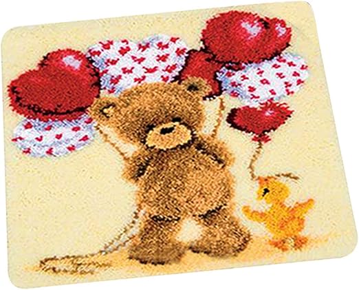 Perfk 1 Set Knupfteppich Diy Handwerk Knupfpackung Zum Selber