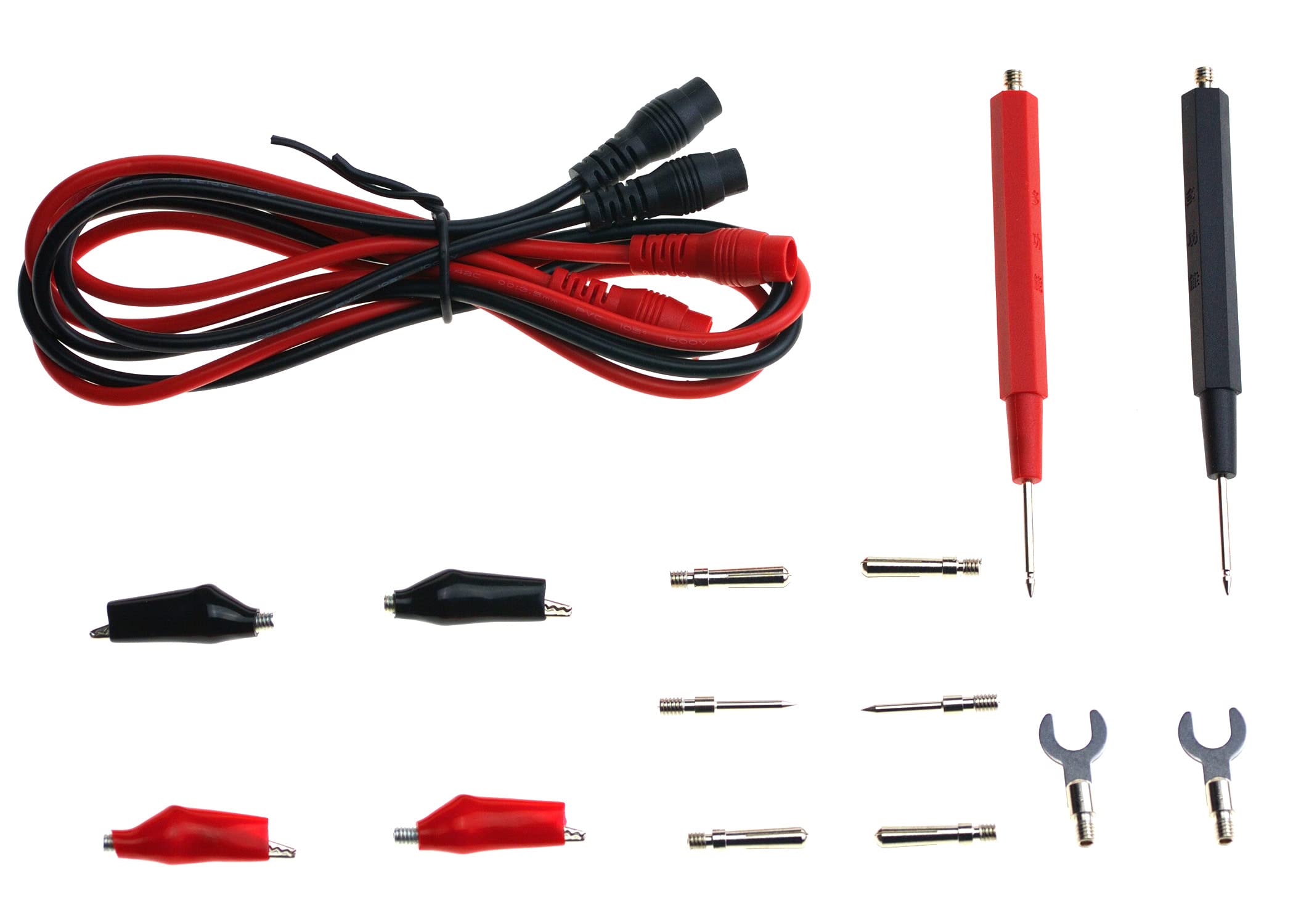 1 set Multifunction Digital Multimeter Probe Test Leads cable Alligator Clip by FamilyMall